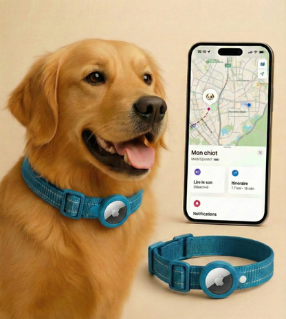 HappyNecessity™ – Collier Réfléchissant Premium avec Support Tracker Intégré