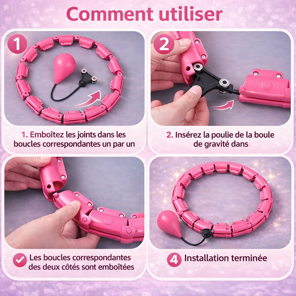 HappyHoop lestée – Défi 30 jours (30 min/jour) | HappyNecessity